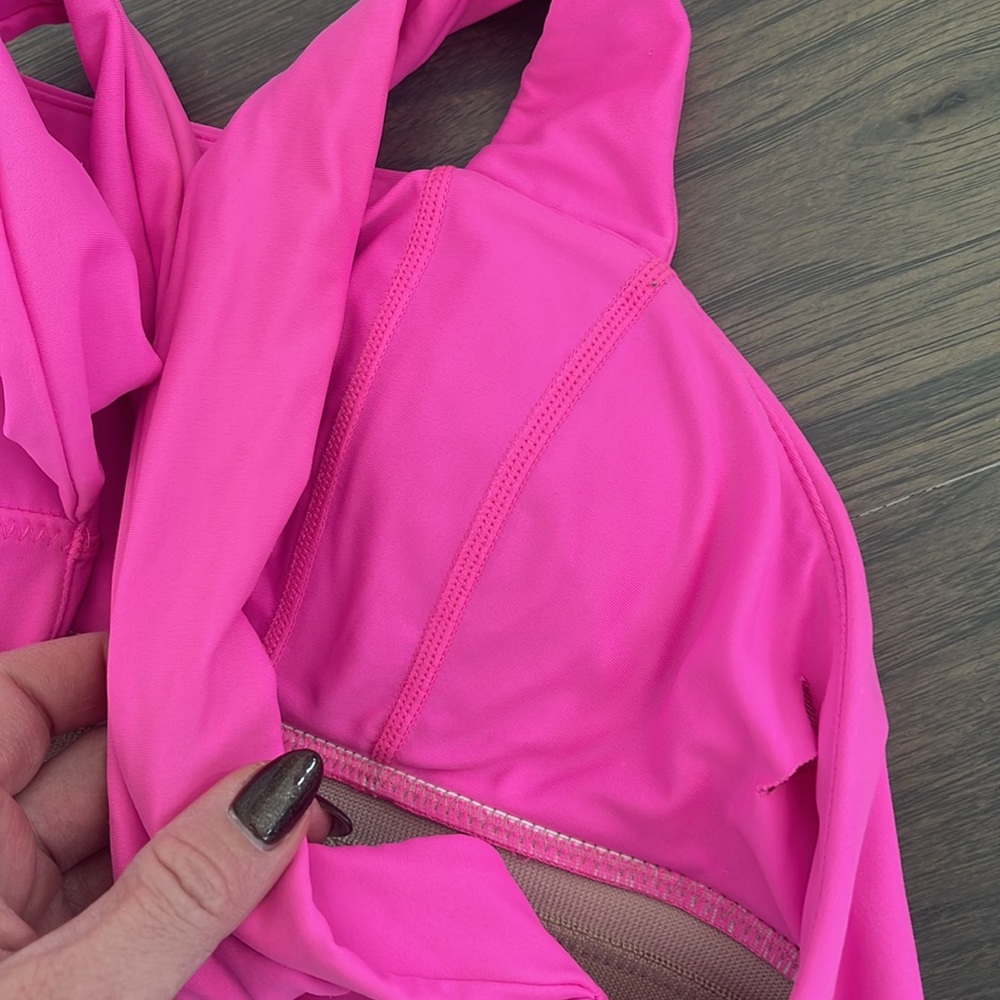 SOLD Free People Movement Neon Pink Wet sports bra - Picture 8 of 9